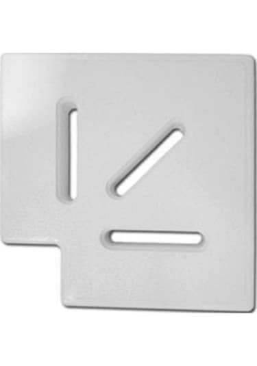 Gemaş Havuz Savak Kanal Köşe Parçası Plastik 20 cm 90° (Adet)-Top