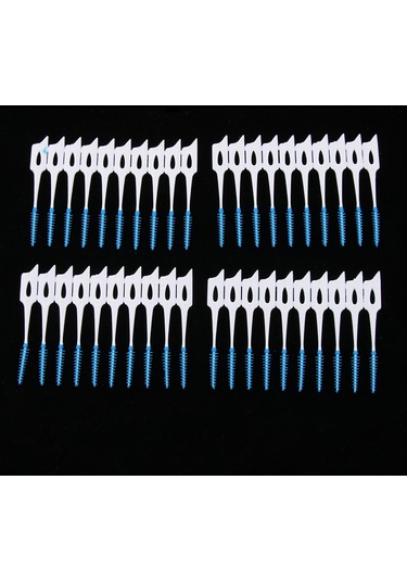 Suntek 40x Silikon Diş Arası Kürdan Ipi Temiz Fırça Ağız Bakımı