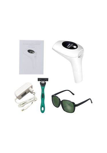 Moveevo Ipl Ağrısız Lazer Epilasyon Aleti Ev Tipi El Tipi Epilasyon Ve Cilt Gençleştirme Aleti Beyaz