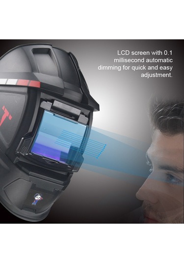 Symbee Otomatik Kararan Kaynak Maskesi - Profesyonel Kaynakçılar İçin Yüz Koruma