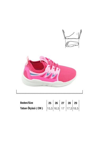Gezer Yazlık Kız Çocuk Pvc Taban Günlük Spor Ayakkabı Ga2ypm.03408.01.r91.0a Fuşya