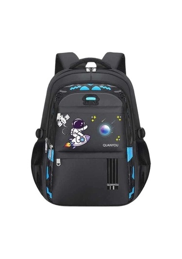 Mkjınmeı Büyük Kapasiteli Karikatür Okul Çantası 0qu3xw Siyah