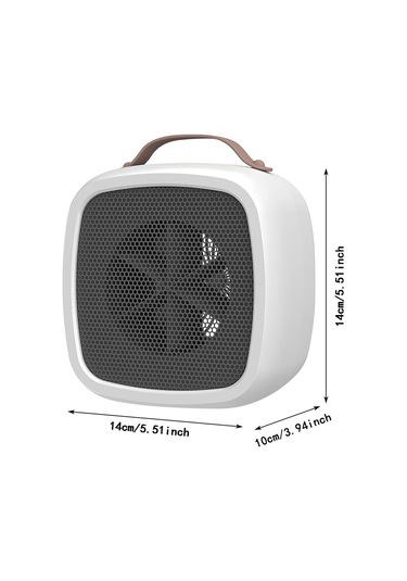 Taşınabilir 500w Elektrikli Uzay Isıtıcı Mini Masaüstü Isıtıcı Ev Ofis İçin Saplı, Ab Tak