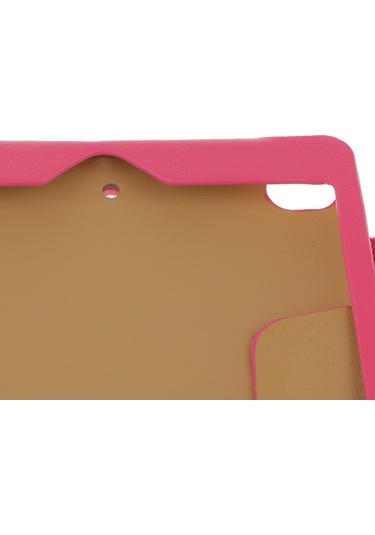 Suntek Çanta Pu Deri Manyetik Akıllı Stand Kılıf Kapak Pembe