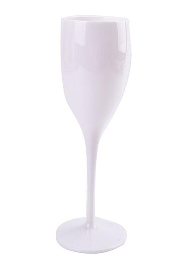 Beyaz Şampanya Flüt Bardak Plastik Şarap Bardakları Bulaşık Makinesinde Yıkanabilir Beyaz Şampanya Bardağı Restoran Bira Viski Drinkware