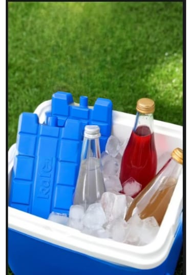 Buzluk Termos Set-30 Lt Buzzy Buzluk Termos 1178 Cooler Box + 2 Adet K-250 Buz Aküsü Turkuaz