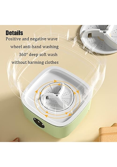 Sellwell Qianfan Portatif Katlanır Çamaşır Makinesi