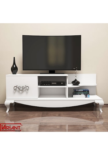 Variant Sultan Tv Ünitesi Tv Sehpası (Beyaz)