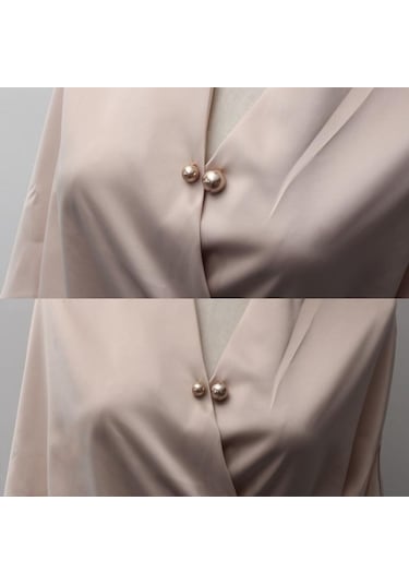 Sabit Elbise Broş Pin Simülasyon Inci Eşarp Şal Klip Toka Kazak Kol Düğmesi Broş Bayanlar Takı Altın