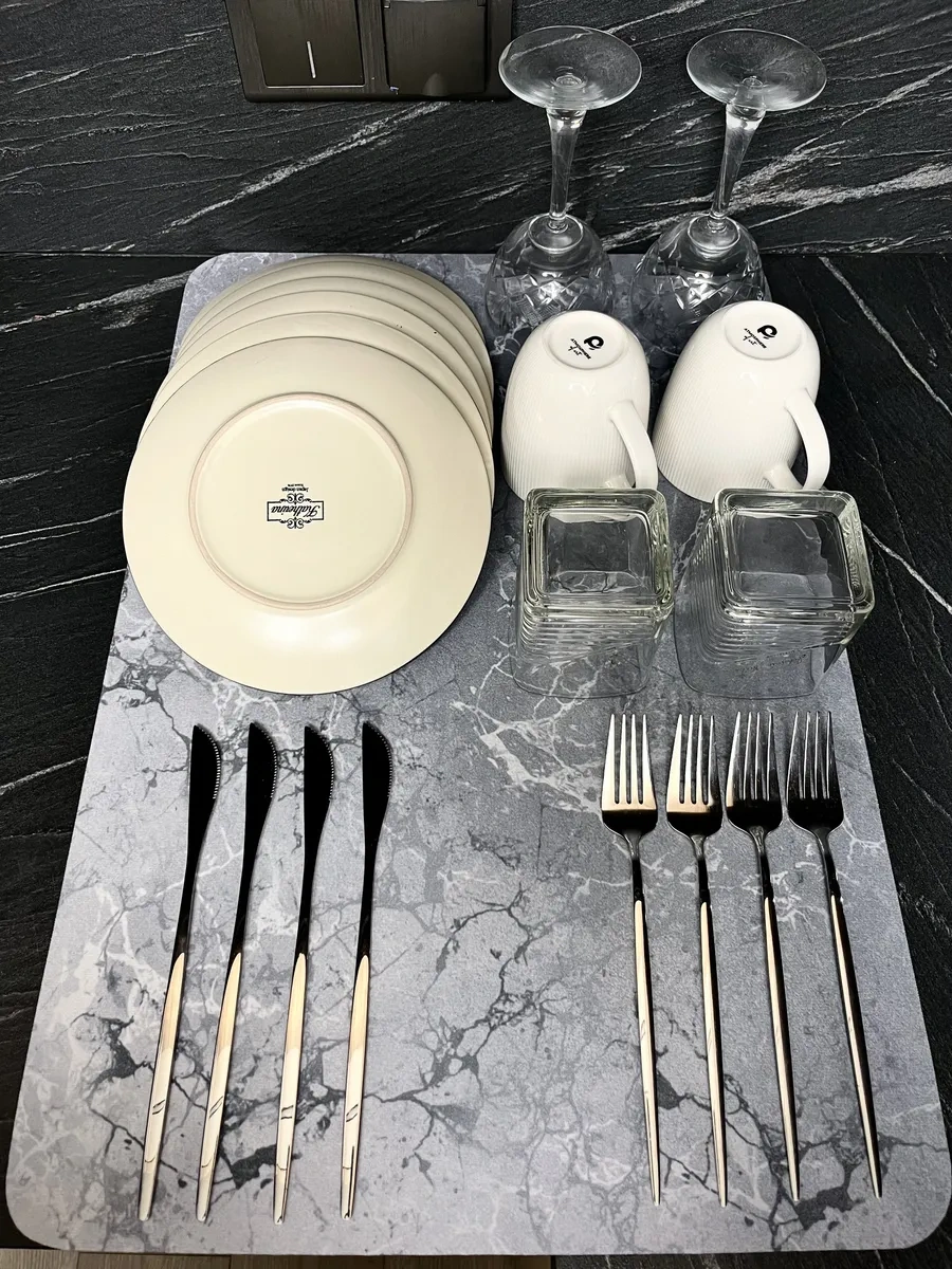 R&e Family Nanobükümlü Buharlı Bulaşık Paspası Emici 437229065 Gri