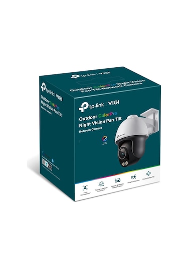 Tp-link Vıgı C540s 4mm 4mp Aı Colorpro Pt Ip Kamera 1/1.8",30fps,fhd, H265+