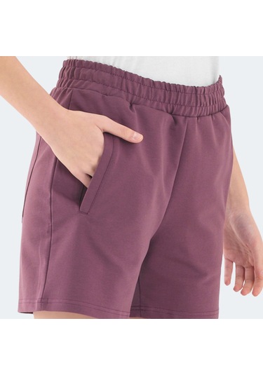 Slazenger RAMLAH I Kadın Cepli Mürdüm Şort