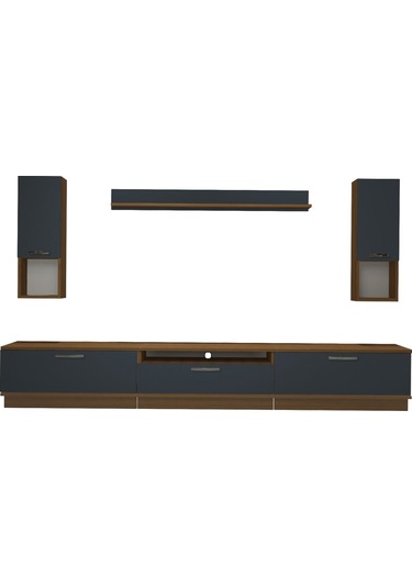 Decoraktiv Trendstyle 270da Mdf Tv Ünitesi Tv Sehpası Ceviz - Antrasit