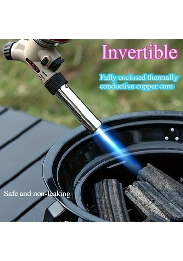 Trendooze Gaojunshop01 Beyaz 1300 C Alevli Şalümo Bbq Çakmaklı Aygıtı Beyaz Beyaz