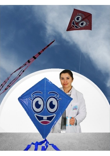 Naylon Elmas Uçurtma - Gülenyüz