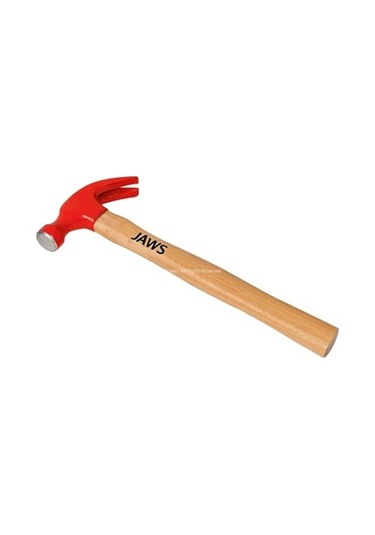Jaws Çatal Çekiç, 300 Gram, Dayanıklı Çelik Başlık, Ergonomik Ahşap Saplı, Boyalı, Çivileme Ve Çivi Sökme