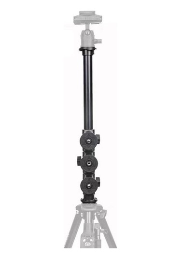 Sones Yunteng Vct-369 Tripod Sabitleyici Kamera Yatay Alüminyum Alaşımlı Gimbal Uzatma Direği