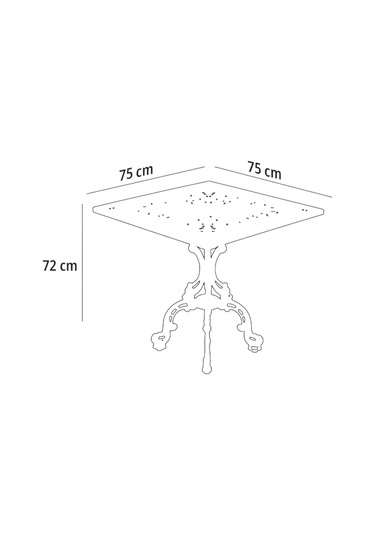 Helen Kırmızı Döküm Masa Ve Sandalye Seti Rehome Kırmızı