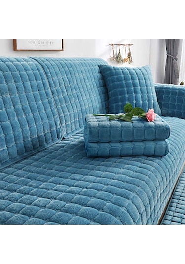 Jms Lacivert Kaymaz Kanepe Kılıfı Yumuşak Peluş Kanepe Yastığı Havlu Slipcovers 70x180cm 1pcs Jms Lacivert Kaymaz Kanepe Kılıfı Yumuşak Peluş Kanepe Yastığı Havlu Slipcovers 70x180cm 1pcs