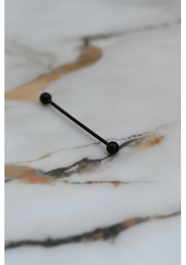 316l Cerrahi Çelik Siyah Düz Köprü Piercing-0vp175 Çok Renkli