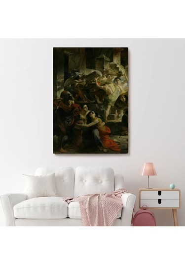 Pompeii'nin Son Günü Karl Pavlovich Bryullov Kanvas Tablo-6362
