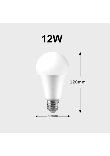 Jeemson E27 Uyumlu Akıllı Led Ampul 12w - İkili Renk, Sürekli Parlaklık Ve Renk Ayarı + Tek Grup Kumanda Diğer
