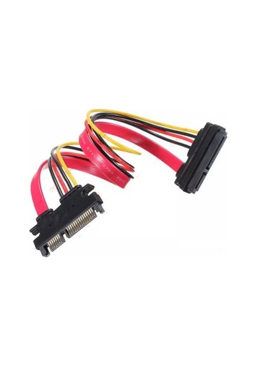 Sata Data Power Uzatma Kablosu Erkek Dişi 30 Cm