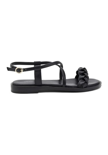 Sandalet Kadın 85p9 Frau Mofy Leather Nero