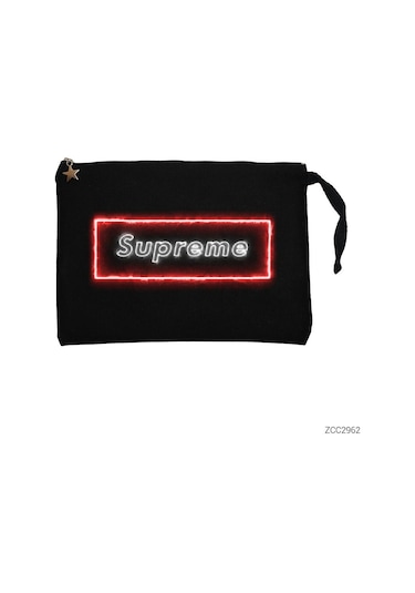 Supreme Neon Clutch Astarlı Cüzdan El Çantası