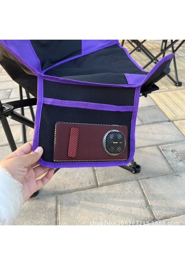 Açık Hava Kamp Sandalyesi Su Geçirmez Taşınabilir Katlanır Ay Sandalyesi Yeşil