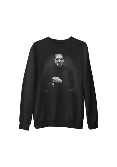 Marilyn Manson - Pale Siyah Erkek Kalın Sweatshirt