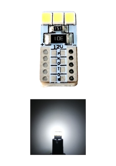 PHOTON T10 LED OTO PARK AMPULÜ BEYAZ PH7010 W5W 9 Adet