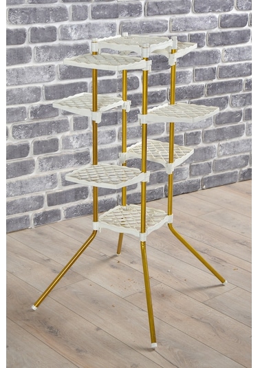 Fullreyon Vailante 8'Li Çiçeklik Saksı Standı Dekoratif Saksılık Diğer