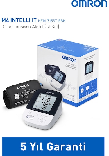 Omron M4 Intelli IT HEM-7155T-EBK Koldan Dijital Tansiyon Aleti