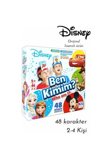 Ben Kimim Disney Lisanslı Aileler Yetişkinler Ve Çocuklar Için Parti Masa Oyunu Kart Oyunu