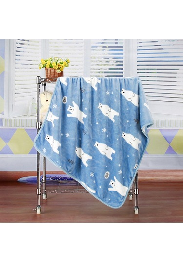 Homyl Battaniyeler Sandalyeler Kanepe Yatak Odası Mavi Mavi