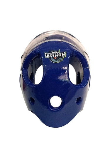 Komodo Sport Taekwondo Kapalı Camlı Mantar Kask Tkk3001 Mavi