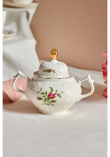 Karaca Vintage Rose Şekerlik 12 Cm Çok Renkli