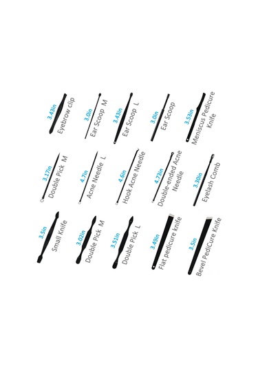 Hangfox 26 Parça Çelik Tırnak Kırıcı Seti - El, Yüz Ve Ayak Bakımı, Manikür, Pedikür, Kaş Düzenleme, Dayanıklı Ve Keskin Araçlar