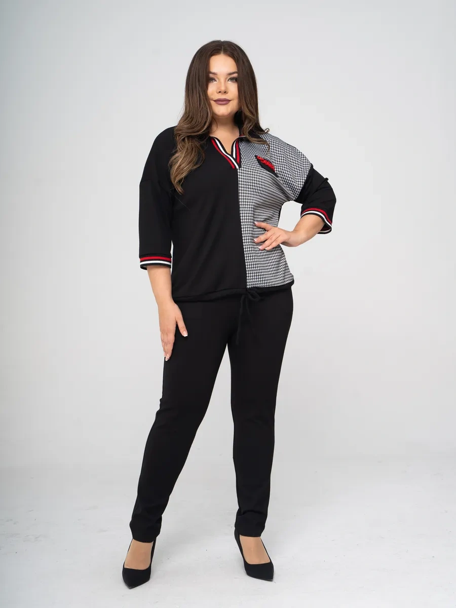 Hanıfa Ribanalı Bluz 261410351 Siyah