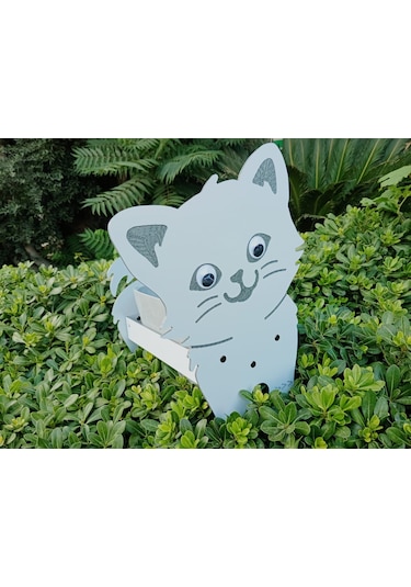 Kedi Saksı Saksı Hediyeli