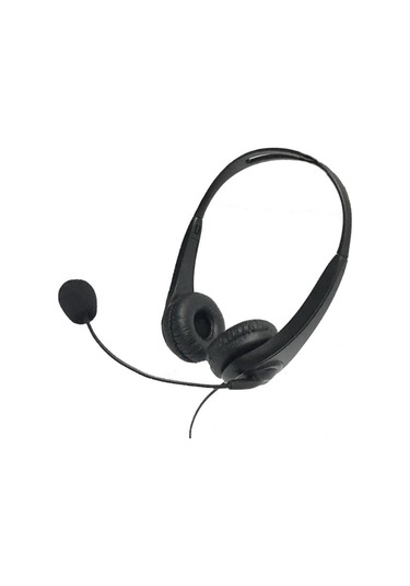 Yunboo E13 Usb 2.0 Kulaküstü Kulaklık Bilgisayar İçin Gürültü Engelleme Mikrofonlu Siyah Stereo Telefon Kulaklığı