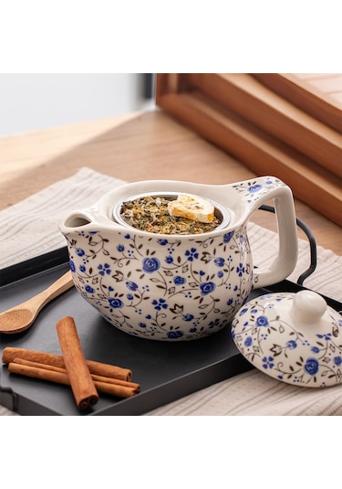 Kosova Dem-132-4 Isıya Dayanıklı Porselen Demlik 400 Ml Çok Renkli