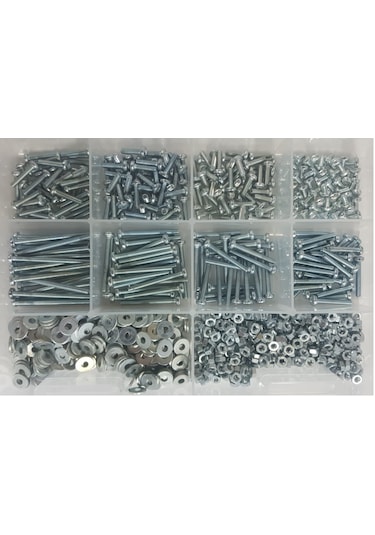 M3 Ysb Vida Set 870 Adet Vida -Somun-Pul Seti N11.28488