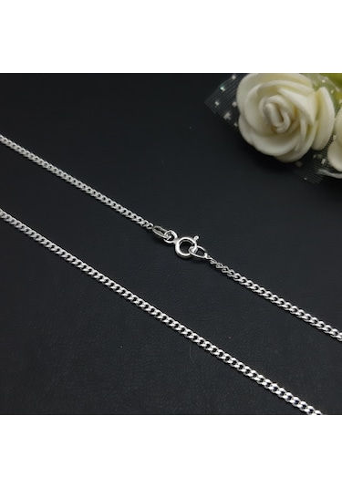 Gümüş Erkek Zincir Kolye (475131820)