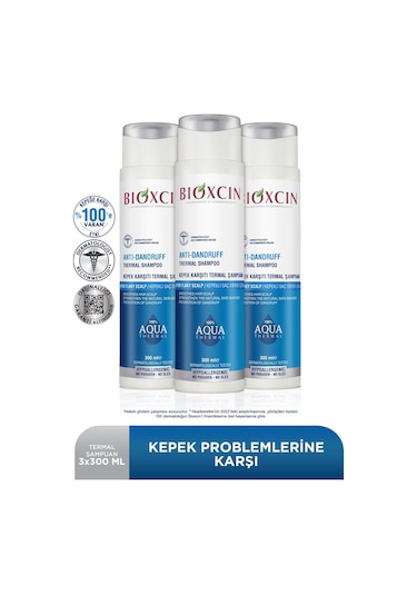 Aqua Thermal Kepeğe Karşı Etkili Şampuan 300 Ml 3 Lü Set