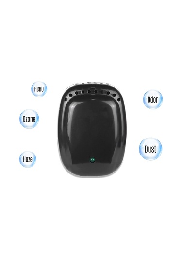 Padalink Stainless Steel Ozon Üreteci 5mg/h - Odor Eliminator: Sigara, Yemek, Evcil Hayvan Kokuları - Kısa Boyutlu 6x4.5x2.8cm Siyah