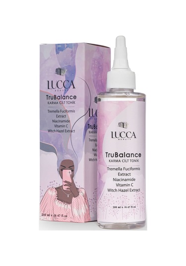 Lucca Beauty Trubalance Karma Ciltler için Tonik 200 ML