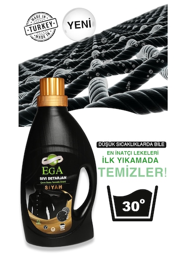Ega Kimya Power Jel Siyah Sıvı Yıkama Deterjanı 1100 ML