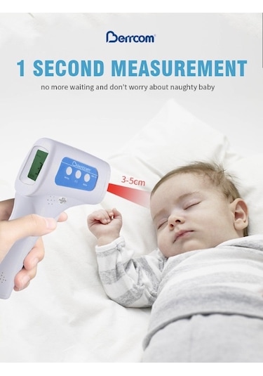 Berrcom Medical Dijital Temassız Ateş Ölçer Termometre